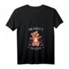Damen Mir reicht's ich geh Hullern Katze Huler Tanz Hoop Fitness T-Shirt mit V-Ausschnitt – Lustiges Geschenk für Katzen- und Fitnessliebhaberinnen
