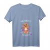 Damen Mir reicht's ich geh Hullern Katze Huler Tanz Hoop Fitness T-Shirt mit V-Ausschnitt – Lustiges Geschenk für Katzen- und Fitnessliebhaberinnen