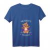 Damen Mir reicht's ich geh Hullern Katze Huler Tanz Hoop Fitness T-Shirt mit V-Ausschnitt – Lustiges Geschenk für Katzen- und Fitnessliebhaberinnen