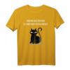 HapMonkey Katzen T-Shirt – Lustiges Sarkastisches T-Shirt gegen soziale Kontakte, perfekt für Katzenliebhaber & Humorfans in Quarantänezeiten