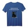 HapMonkey Katzen T-Shirt – Lustiges Sarkastisches T-Shirt gegen soziale Kontakte, perfekt für Katzenliebhaber & Humorfans in Quarantänezeiten