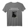 HapMonkey Katzen T-Shirt – Lustiges Sarkastisches T-Shirt gegen soziale Kontakte, perfekt für Katzenliebhaber & Humorfans in Quarantänezeiten