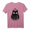Geh Mir Aus Dem Weg Du Unnötiger Sozialkontakt T-Shirt mit Katze - Humorvolles Social Distancing Shirt für Katzenliebhaber