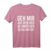 Geh mir aus dem Weg du unnötiger Sozialkontakt T-Shirt – Humorvolles Design für Abstandhalten in schwierigen Zeiten