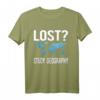 Lustiges Geographie Lehrer T-Shirt mit Weltkarten-Design – Perfektes Geschenk für Lehrer, Schüler & Abschlussfeiern