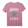 Geologie Quarz Geschenk Fossilien Felsen Steine Rock T-Shirt - Perfekt für Fossilien- und Steinsammler, Paläontologie-Fans und Vulkanliebhaber