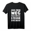 Lustiges Geologe T-Shirt: Muss Steine Suchen! Originelles Geschenk für Gesteins- und Petrologie-Liebhaber zu Weihnachten, Geburtstag oder Valentinstag