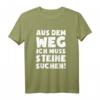 Lustiges Geologe T-Shirt: Muss Steine Suchen! Originelles Geschenk für Gesteins- und Petrologie-Liebhaber zu Weihnachten, Geburtstag oder Valentinstag