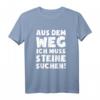 Lustiges Geologe T-Shirt: Muss Steine Suchen! Originelles Geschenk für Gesteins- und Petrologie-Liebhaber zu Weihnachten, Geburtstag oder Valentinstag