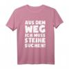 Lustiges Geologe T-Shirt: Muss Steine Suchen! Originelles Geschenk für Gesteins- und Petrologie-Liebhaber zu Weihnachten, Geburtstag oder Valentinstag