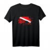 Tauchen Taucher Flagge Tauch T-Shirt – Geschenkidee für Taucher, Scuba & Unterwassersportfans