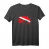 Tauchen Taucher Flagge Tauch T-Shirt – Geschenkidee für Taucher, Scuba & Unterwassersportfans