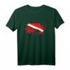 Tauchen Taucher Flagge Tauch T-Shirt – Geschenkidee für Taucher, Scuba & Unterwassersportfans