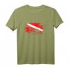 Tauchen Taucher Flagge Tauch T-Shirt – Geschenkidee für Taucher, Scuba & Unterwassersportfans