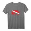 Tauchen Taucher Flagge Tauch T-Shirt – Geschenkidee für Taucher, Scuba & Unterwassersportfans