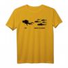 Ich Und Meine Follower Shark Parodie Hai Tauchen Taucher T-Shirt – Lustiges Geschenk für Taucher & Unterwasserliebhaber