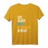 Eat Sleep Dive Dekobier Repeat Tauch T-Shirt für Taucher & Schnorchler – Perfektes Geschenk für Taucher und Tauchfans