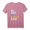 Eat Sleep Dive Dekobier Repeat Tauch T-Shirt für Taucher & Schnorchler – Perfektes Geschenk für Taucher und Tauchfans