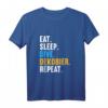 Eat Sleep Dive Dekobier Repeat Tauch T-Shirt für Taucher & Schnorchler – Perfektes Geschenk für Taucher und Tauchfans
