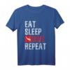 Eat Sleep Dive Repeat Taucher T-Shirt – Perfektes Geschenk für Taucher & Tauchurlauber, für Scuba, Freediving & Schnorcheln