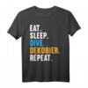 Eat Sleep Dive Dekobier Repeat Tauch T-Shirt für Taucher & Schnorchler – Perfektes Geschenk für Taucher, Apnoe & Gerätetauchen