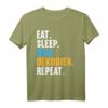 Eat Sleep Dive Dekobier Repeat Tauch T-Shirt für Taucher & Schnorchler – Perfektes Geschenk für Taucher, Apnoe & Gerätetauchen