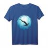 Fuchshai Thresher Tauchen Freitauchen Apnoe Hai Meer Design T-Shirt – Perfektes Geschenk für Taucher, Schnorchler & Meerliebhaber