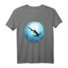 Fuchshai Thresher Tauchen Freitauchen Apnoe Hai Meer Design T-Shirt – Perfektes Geschenk für Taucher, Schnorchler & Meerliebhaber