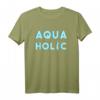 Aquaholic Freediving Geschenk Tauchen Freitaucher Taucherin T-Shirt - Perfektes Accessoire für Taucher, Apnoe-Kurse & Meeresliebhaber