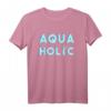 Aquaholic Freediving Geschenk Tauchen Freitaucher Taucherin T-Shirt - Perfektes Accessoire für Taucher, Apnoe-Kurse & Meeresliebhaber