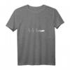 Damen Tauch T-Shirt mit Herzschlag Design – Perfektes Taucher Geschenk für Gerätetaucherinnen und Tiefseetaucherinnen