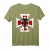 Kreuzritter & Templer Crusader T-Shirt – Perfekt für Mittelalter-Fans, Reenactment & Ritterspiele, Geschenkidee für Vatertag & Weihnachten