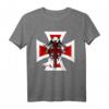 Kreuzritter & Templer Crusader T-Shirt – Perfekt für Mittelalter-Fans, Reenactment & Ritterspiele, Geschenkidee für Vatertag & Weihnachten