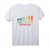 Herren Padel und Bier Darum Bin Ich Hier Tennis Sport Evolution T-Shirt – Lustiges Geschenk für Padelspieler, Männer & Geburtstage