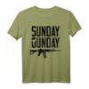 Sonntag GUNDAY Gun Shooting Pistole Feuerwaffe T-Shirt - Perfektes Geschenk für Waffensammler & Schützen