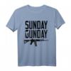 Sonntag GUNDAY Gun Shooting Pistole Feuerwaffe T-Shirt - Perfektes Geschenk für Waffensammler & Schützen