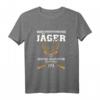 Herren Jäger Opa Jagd T-Shirt mit Reh, Gewehr & Spruch – Perfektes Geschenk für Opa, Jäger & Wildliebhaber zu Weihnachten & Geburtstag
