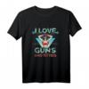 Ich Liebe Waffe Revolver Schusswaffe Pistole Gewehr Geschenk T-Shirt – Perfektes Geschenk für Waffenliebhaber, Sammler und Fans