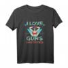 Ich Liebe Waffe Revolver Schusswaffe Pistole Gewehr Geschenk T-Shirt – Perfektes Geschenk für Waffenliebhaber, Sammler und Fans