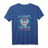 Ich Liebe Waffe Revolver Schusswaffe Pistole Gewehr Geschenk T-Shirt – Perfektes Geschenk für Waffenliebhaber, Sammler und Fans