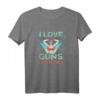 Ich Liebe Waffe Revolver Schusswaffe Pistole Gewehr Geschenk T-Shirt – Perfektes Geschenk für Waffenliebhaber, Sammler und Fans