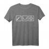 Jagd T-Shirt mit Gewehr, Geweih & Fadenkreuz - Klassisch geschnitten, robust genäht für Jäger und Outdoor-Liebhaber