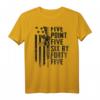 Five Point Five Six 5,56 Munition AR15 Gewehr T-Shirt mit Camo und US-Flagge – Perfektes Geschenk für Waffenliebhaber, Veteranen & Patriotische Amerikaner