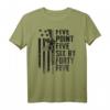 Five Point Five Six 5,56 Munition AR15 Gewehr T-Shirt mit Camo und US-Flagge – Perfektes Geschenk für Waffenliebhaber, Veteranen & Patriotische Amerikaner