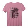 Five Point Five Six 5,56 Munition AR15 Gewehr T-Shirt mit Camo und US-Flagge – Perfektes Geschenk für Waffenliebhaber, Veteranen & Patriotische Amerikaner