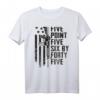 Five Point Five Six 5,56 Munition AR15 Gewehr T-Shirt mit Camo und US-Flagge – Perfektes Geschenk für Waffenliebhaber, Veteranen & Patriotische Amerikaner