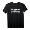 Reh Hunter Weidmannsheil T-Shirt – Lustiges Jagd Outfit für Jäger, Jägerin & Waidmann mit Hirsch, Reh & Gewehr Spruch