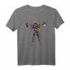 Gewichtheber Frau Blumen Gym Fitness Kraftsport Langhantel T-Shirt – Lustiges Motiv für Fitnessliebhaber, Kraftsport & Workout Begeisterte