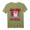 Schwein Schweinchen Gewichtheben T-Shirt für Landwirte & Fitnessbegeisterte – Lustiges Bauernhof- und Krafttraining-Shirt für Männer und Frauen