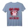 Schwein Schweinchen Gewichtheben T-Shirt für Landwirte & Fitnessbegeisterte – Lustiges Bauernhof- und Krafttraining-Shirt für Männer und Frauen